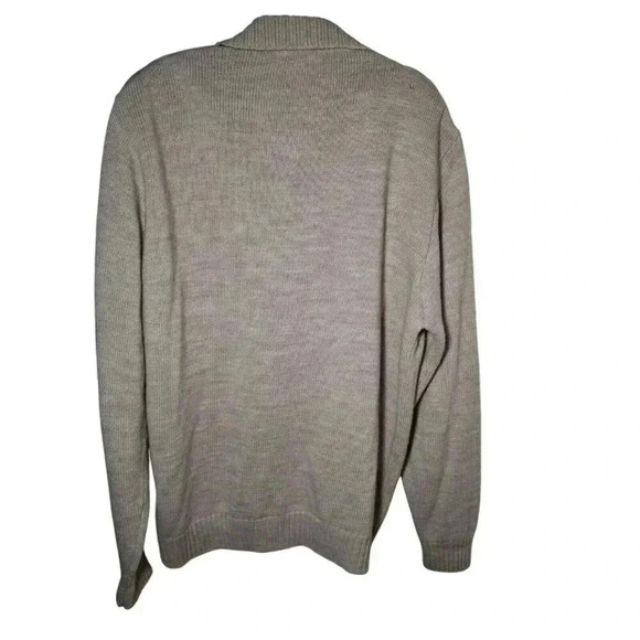 M&S Collezione mens size XL acrylic wool stone full zip soft shell jacket - Picture 4 of 9